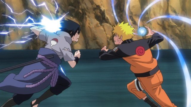 Naruto and sasuke hands cut off